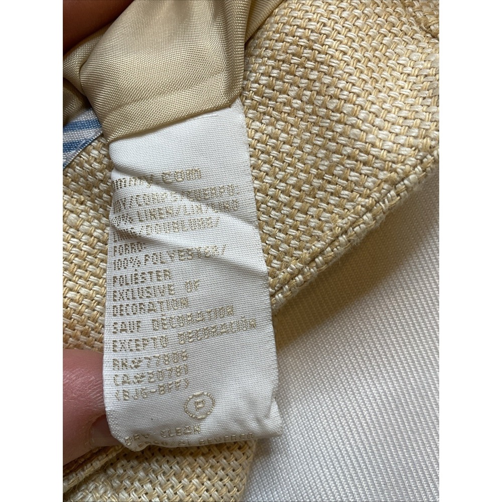 Tommy Hilfiger Linen Skirt Lined Pleated Spring Romantic Size 12 Preppy‎ - Picture 5 of 8